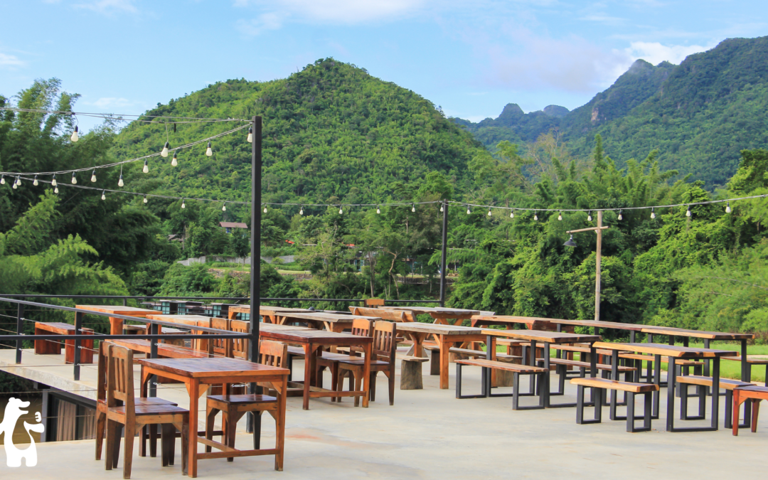 Restaurant with a view in the smokies